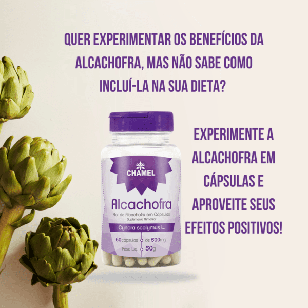 alcachofra em capsula