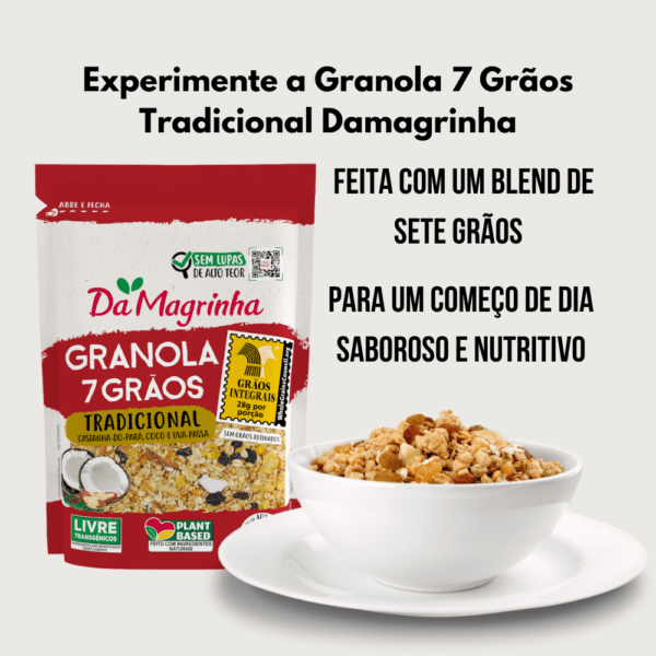 granola 7 grãos tradicional - criativo