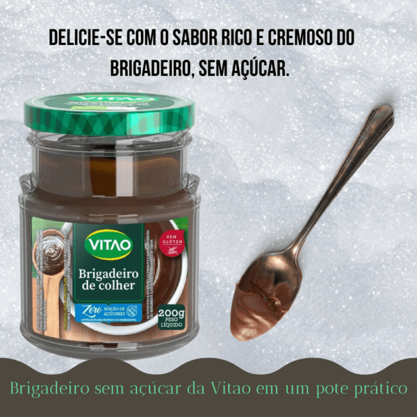 brigadeiro sem açúcar Vitao - criativo