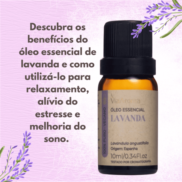 óleo essencial de lavanda