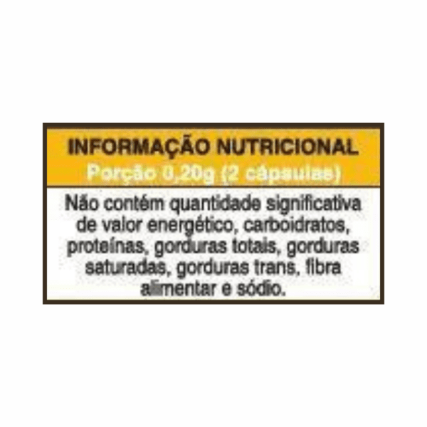 informação nutricional geleia real liofilizada