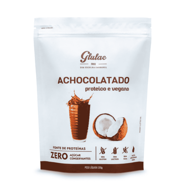 achocolatado proteico e vegano