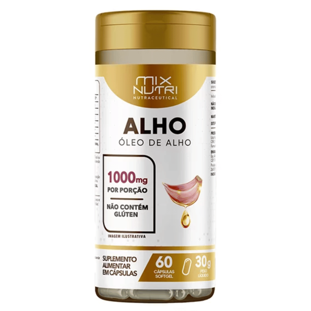 óleo de alho 60 caps